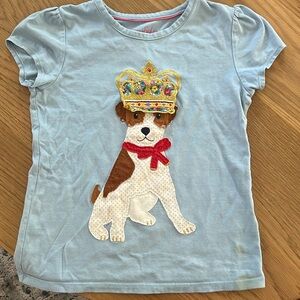 Mini Boden “Royal Dog” girls T-Shirt